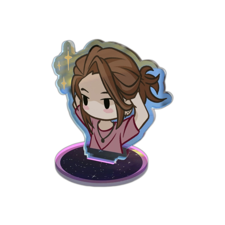 Standee acrylique Holographique — Chibi Masa